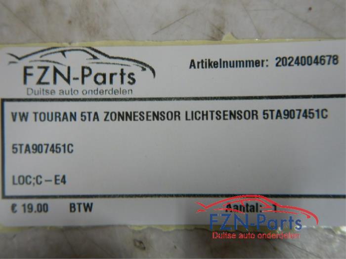 Lichtsensor Volkswagen Touran (22738522)