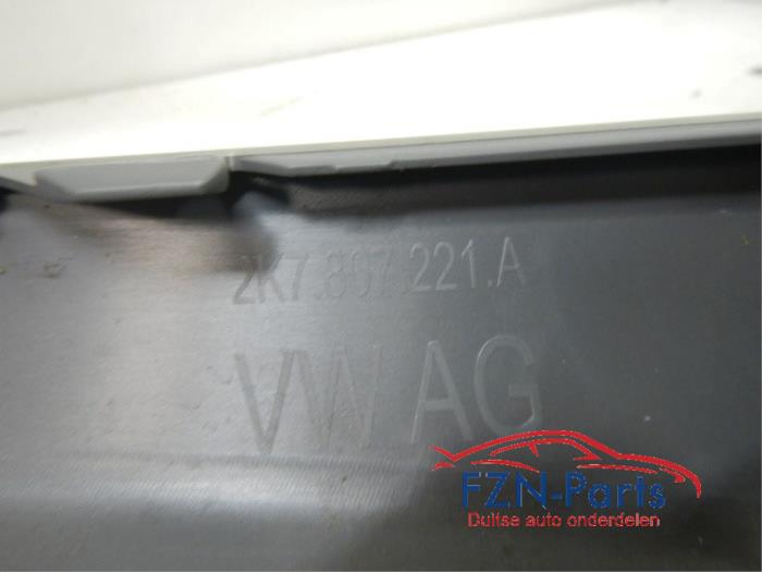 VW Caddy 2K7 Voorbumper Kale Hoes LH6W Golden Green