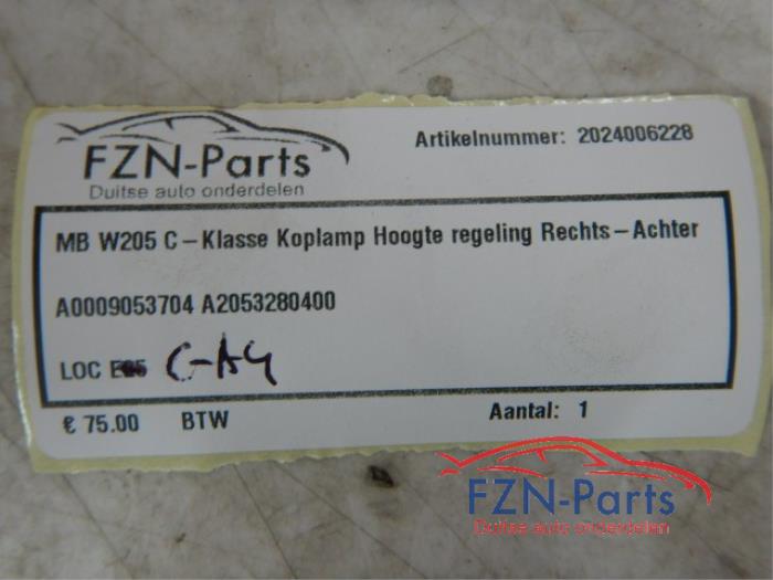 Koplamphoogte postitiesensor Mercedes C-Klasse (22742153)