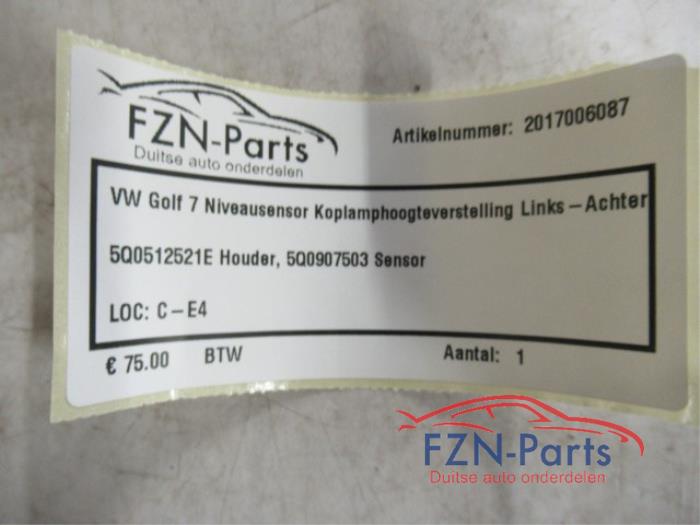 VW Golf 7 Niveausensor Koplamphoogteverstelling Links-Achter