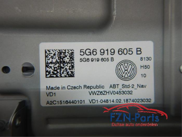 VW Golf 7 Facelift Navi Display Discovery Media (Touch Screen)
