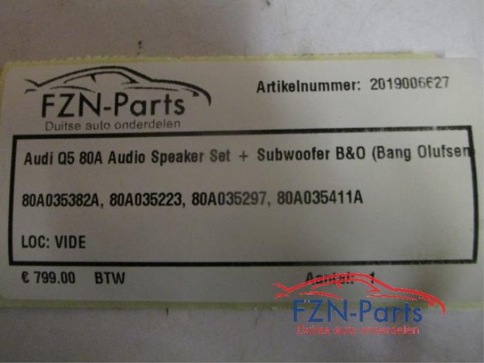Speakerset Audi Q5 (22744190)