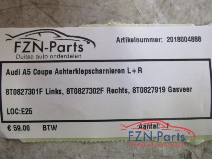 Set Gasdempers Achterklep Audi A5 (22744443)