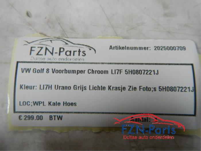 VW Golf 8 Voorbumper Chroom LI7F