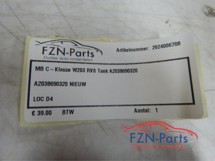 Ruitensproeiertank voor Mercedes C-Klasse (22742281)