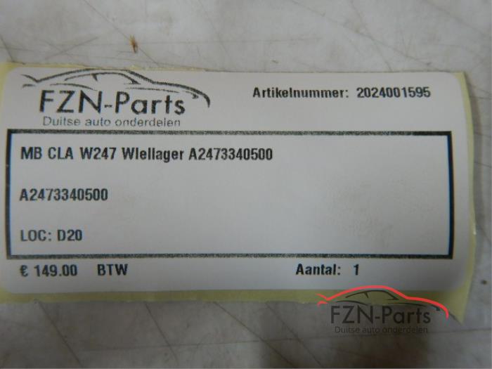 Mercedes-Benz CLA W177 Wiellager