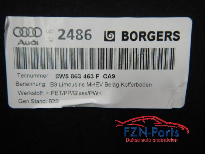 Audi A5 F5 Coupe Laadvloer bagageruimte