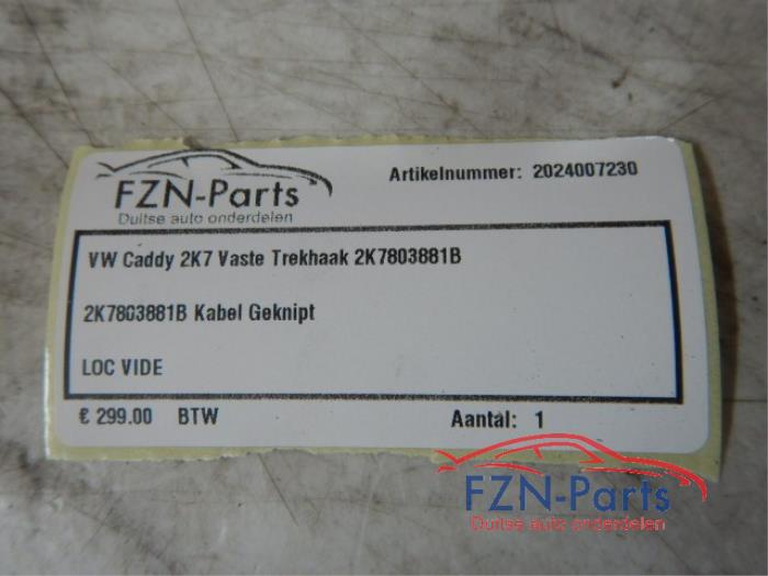 Trekhaak Volkswagen Caddy (22728157)