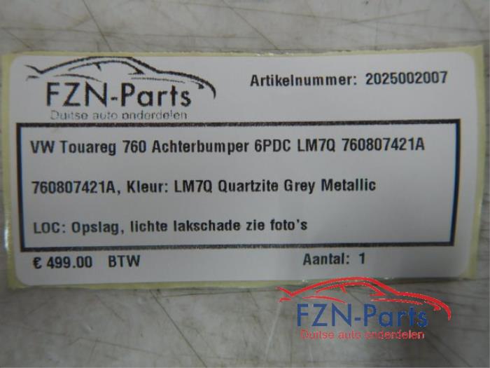 VW Touareg 760 Achterbumper