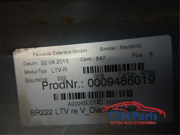 Zijskirt rechts Mercedes S-Klasse (22727789)