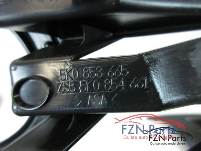 VW Golf 6 Chrome Inlegset Voorbumper ( Luchtroosters Grille )