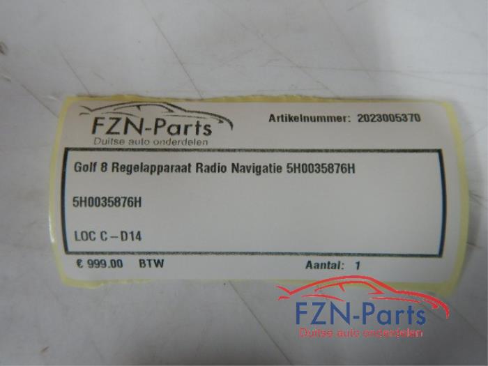 VW Golf 8 Regelapparaat Radio Navigatie