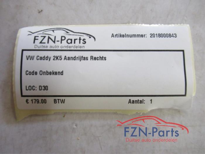 Aandrijfas rechts-voor Volkswagen Caddy (22725882)