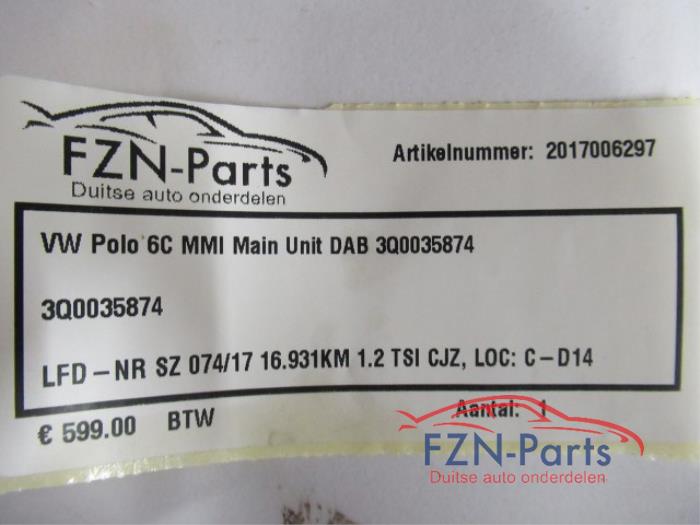 Navigatie Module Volkswagen Polo (22739589)