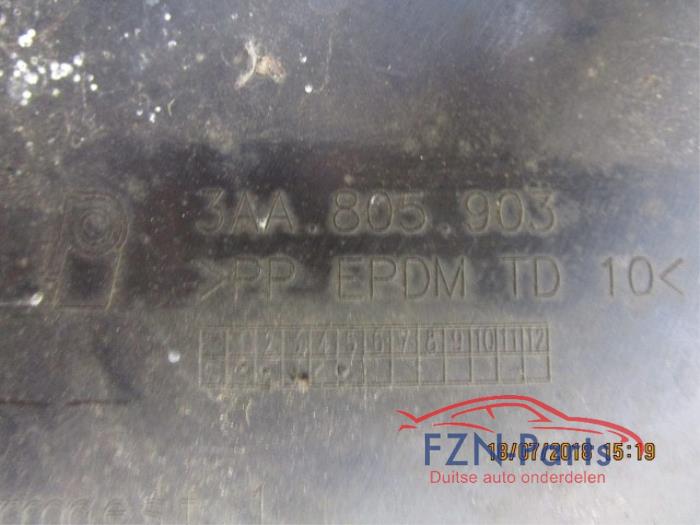 VW Passat B7 Onderlip Diffuser Voorbumper