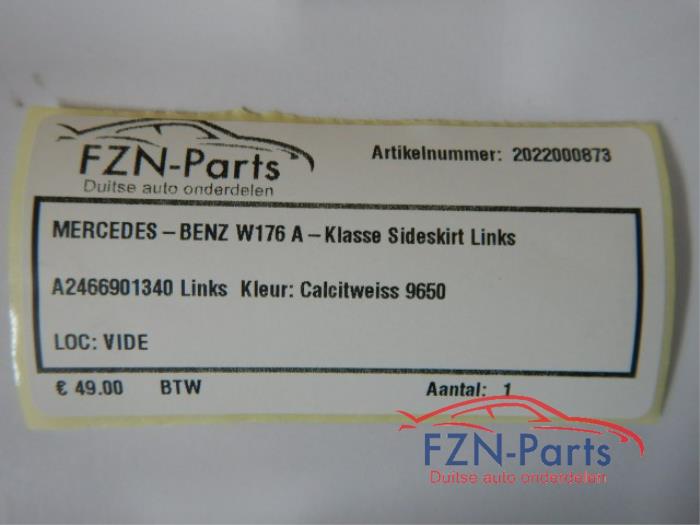 Mercedes-Benz W176 A-Klasse Sideskirt Links
