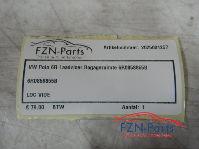 VW Polo 6R Laadvloer bagageruimte