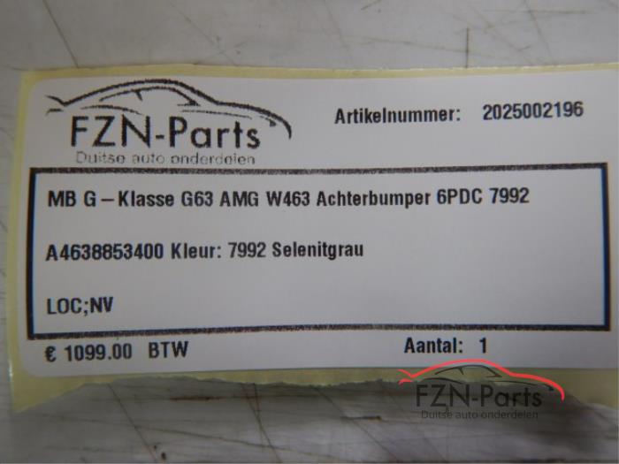 Mercedes-Benz G-Klasse G63 AMG W463 Achterbumper 6PDC 7992