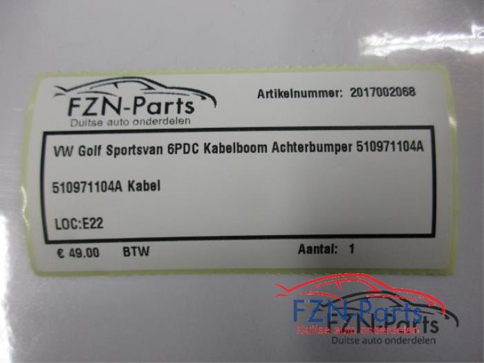 PDC kabelboom Volkswagen Golf Sportsvan (22737095)