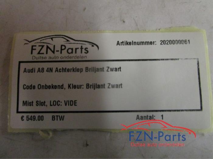 Achterklep Audi A8 (22724414)
