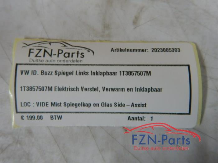 VW ID. Buzz Spiegel Links Inklapbaar