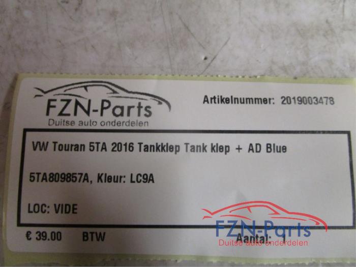 Tank Klep Volkswagen Touran (22728276)