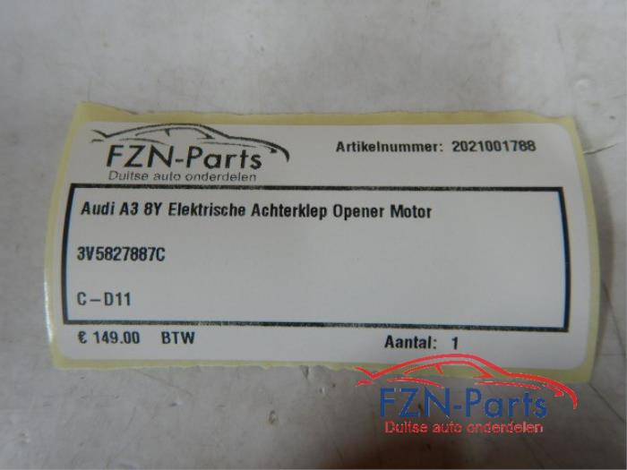 Achterklep motor Audi A3 (22744305)