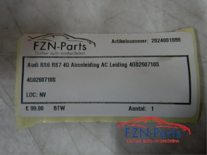 Audi RS6 RS7 4G Aircoleiding AC Leiding