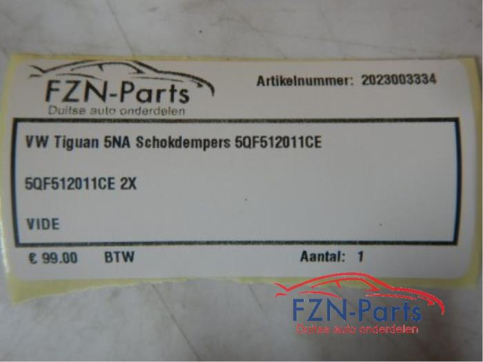 Schokdemper set Volkswagen Tiguan (22739170)
