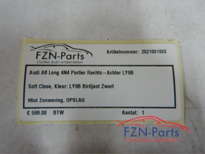 Portier 4Deurs rechts-achter Audi A8 (22744501)