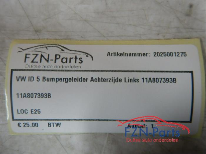 VW ID5 Bumpergeleider Achterzijde Links