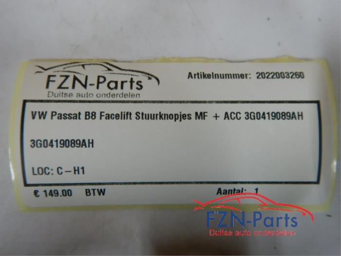 Schakelaar stuurbediening Volkswagen Passat (22745624)