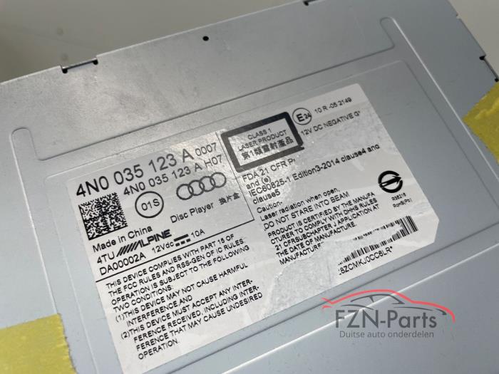 Audi A6 4K C8 DVD Speler Dashboardkastje