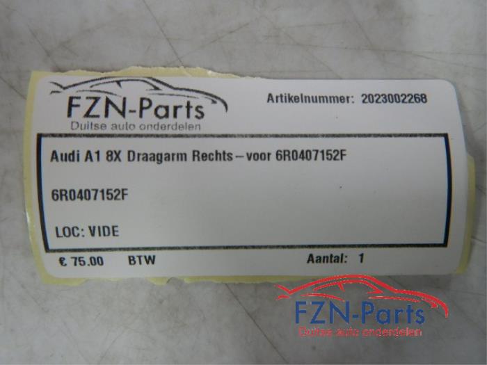 Draagarm rechts-voor Audi A1 (22727415)