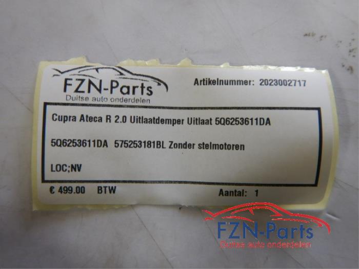 Uitlaat (compleet) Seat Ateca (22739012)
