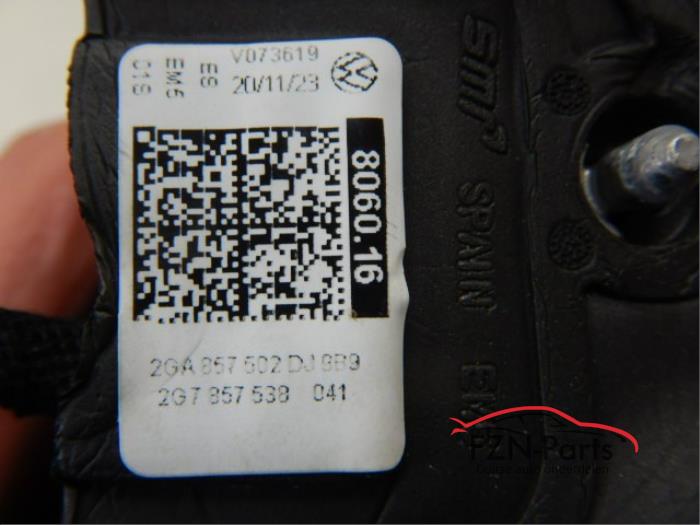 VW T-Roc 2GA (Zij,buitenspiegel) Spiegel Rechts Inklapbaar LO41 Kleur: LO41 Deep Black Elektrisch verstel, verwarm en inklapbaarGeintegreerd knipperlicht