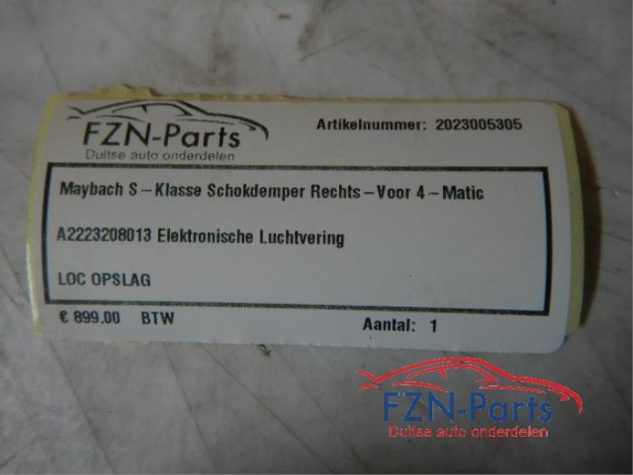 Schokdemper rechts-voor Mercedes S-Klasse (22743293)