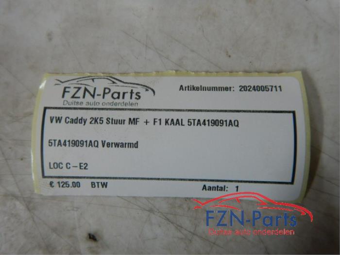 VW Caddy 2K5 Stuur MF + F1 Kaal