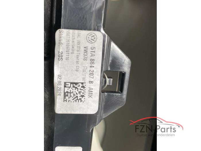 VW Touran 5TA Armleuning Stof Witte Sticksel