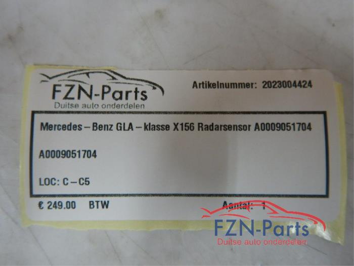 Radar sensor Mercedes GLA (22745462)