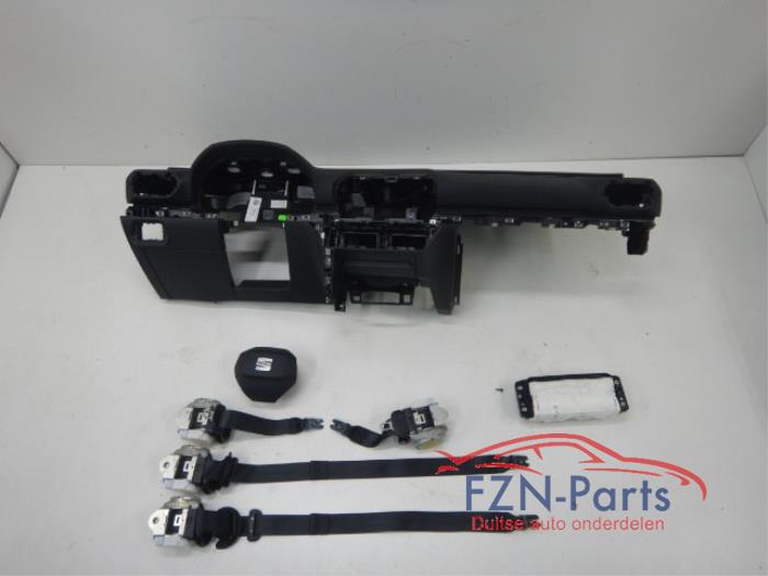 Seat Leon 5FA Airbagset Dashboard ( Airbag airbags set ) StuurairbagBijrijdersairbag4x gordel Ouder gordels retour, banden gesnedenAirbag set dashboard compleet