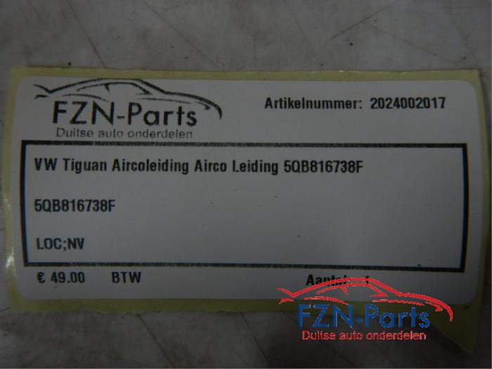 VW Tiguan 571 Aircoleiding Airco leiding