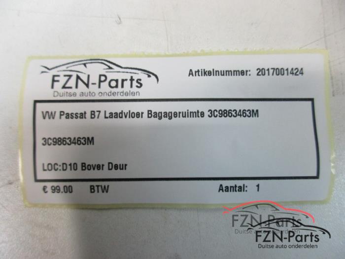 VW Passat B7 Laadvloer Bagageruimte