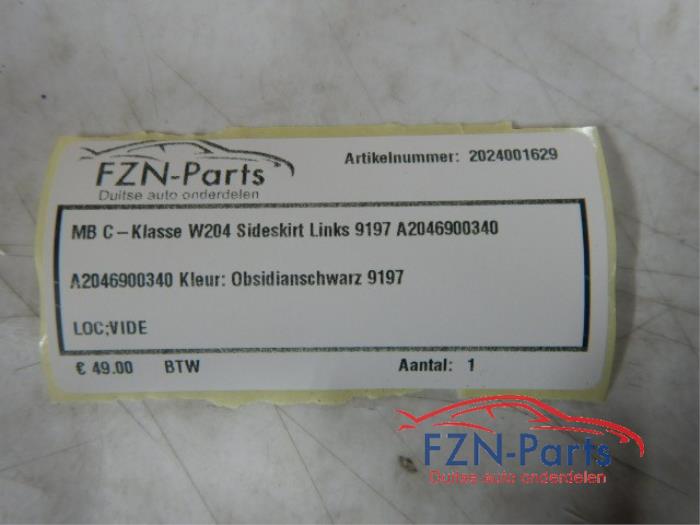 Mercedes-Benz C-Klasse W204 Sideskirt Links