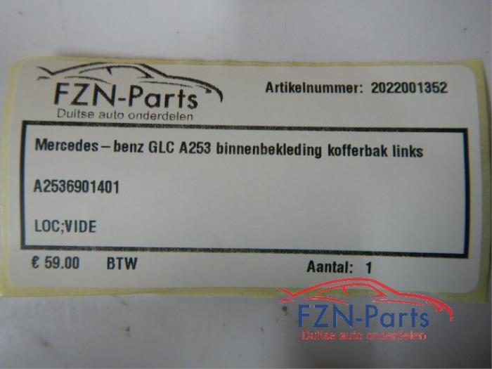 Kofferbakbekleding links Mercedes GLC-Klasse (22738998)