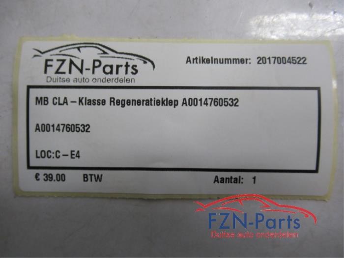 Brandstof Drukregelaar Mercedes CLA (22740046)