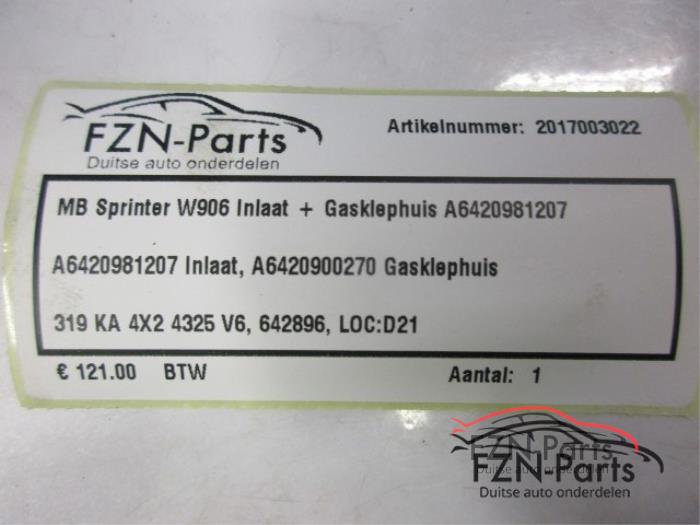 Gasklephuis Mercedes Sprinter (22739044)