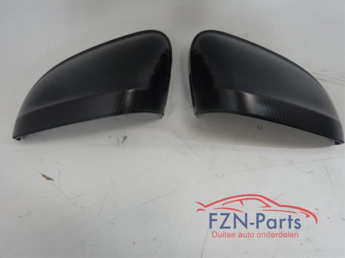 Audi RS4 8W Mat Carbon Spiegelkappen L+R Side-Assist