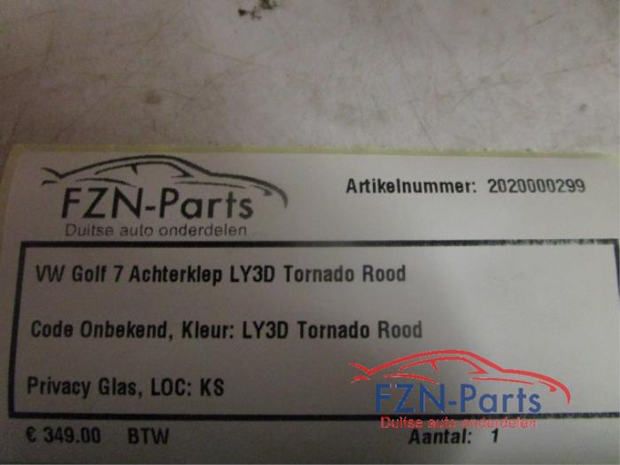 VW Golf 7 Achterklep