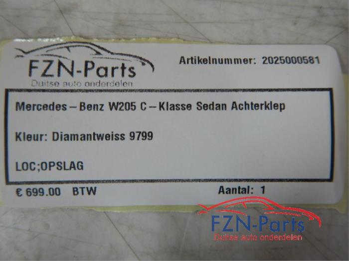 Achterklep Mercedes C-Klasse (22724456)